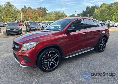 2016 Mercedes-Benz Gle Coupe 450 4Matic из США, поврежденный, VIN 4JGED6EB2GA026395